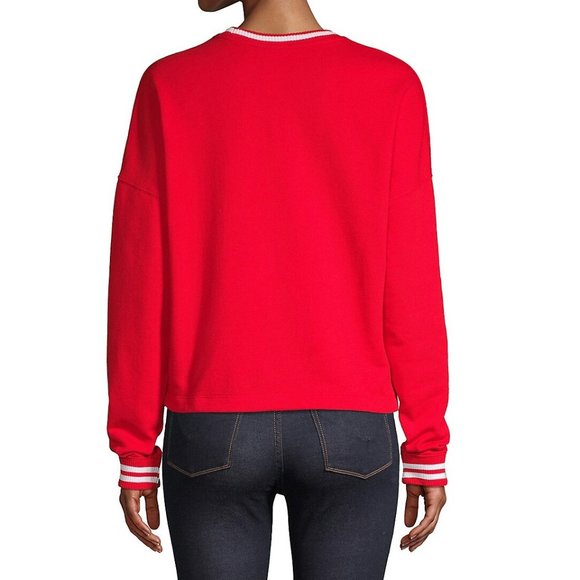 HBC | Varsity Canada French Terry Crop Sweatshirt - Picture 3 of 9